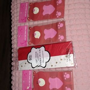 Valentine's day Teddy Bear Treat Bags Kit 12 ct New